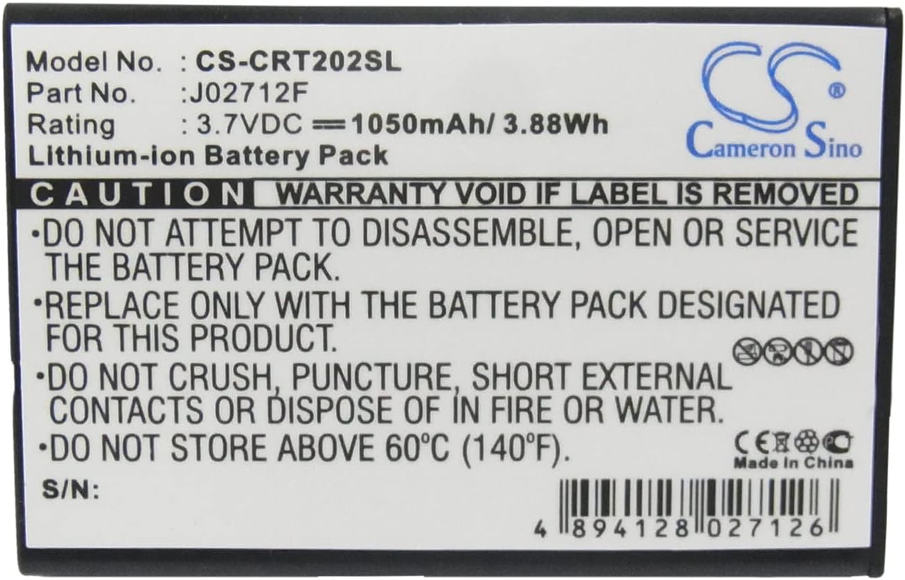 VINTRONS 1050mAh Battery for Creative Vado HD,