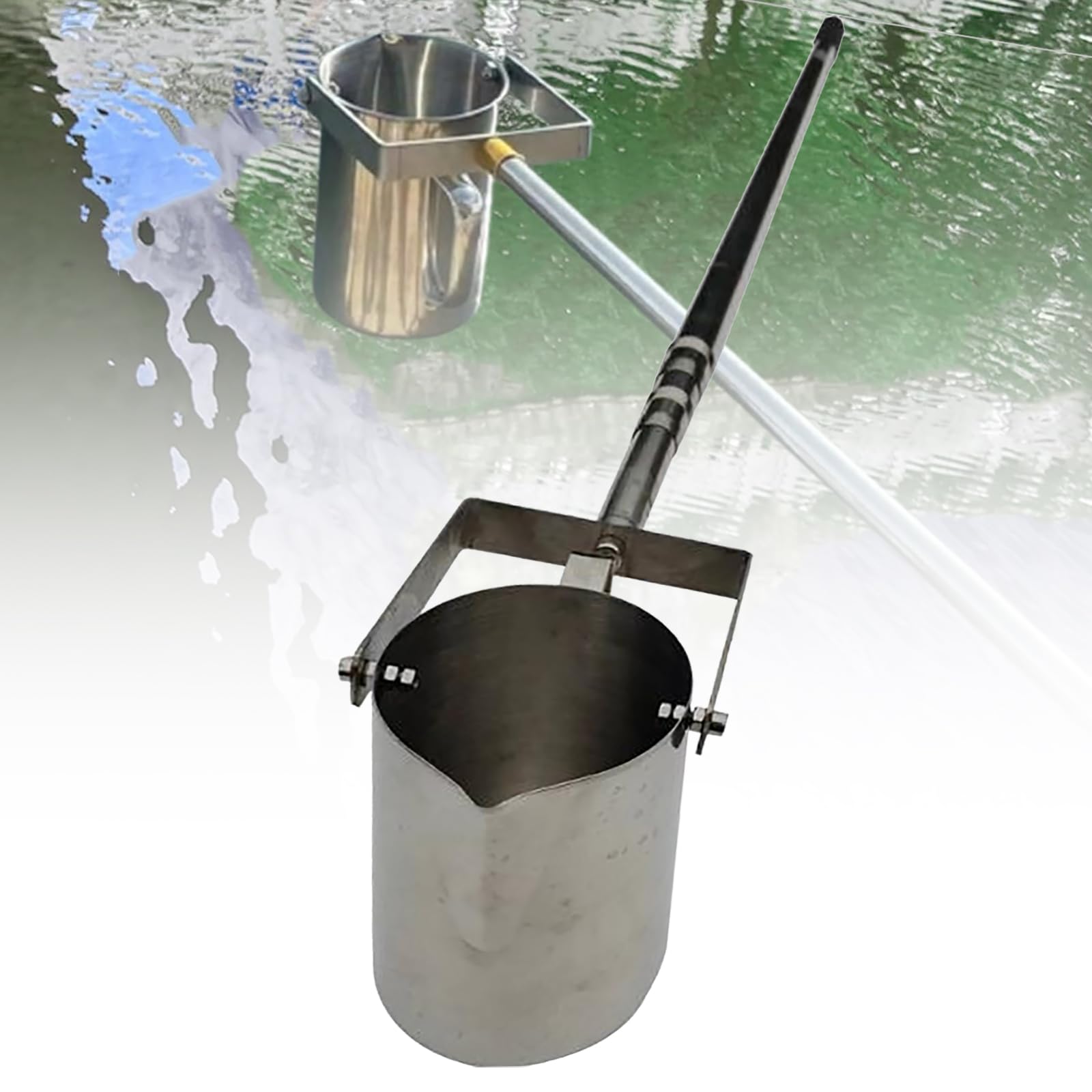 Kit d'échantillonnage d'eau en acier inoxydable, ensemble amovible haut de gamme