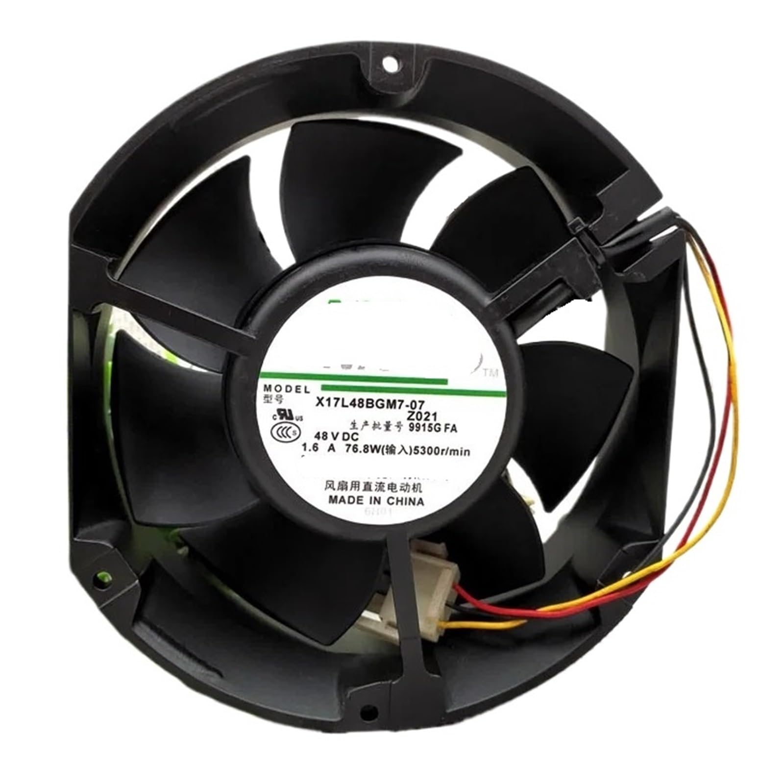 EGTDSFGJA X17L48BGM7-07 48V 1.6A 17251 172 * 51 mm cooling fan