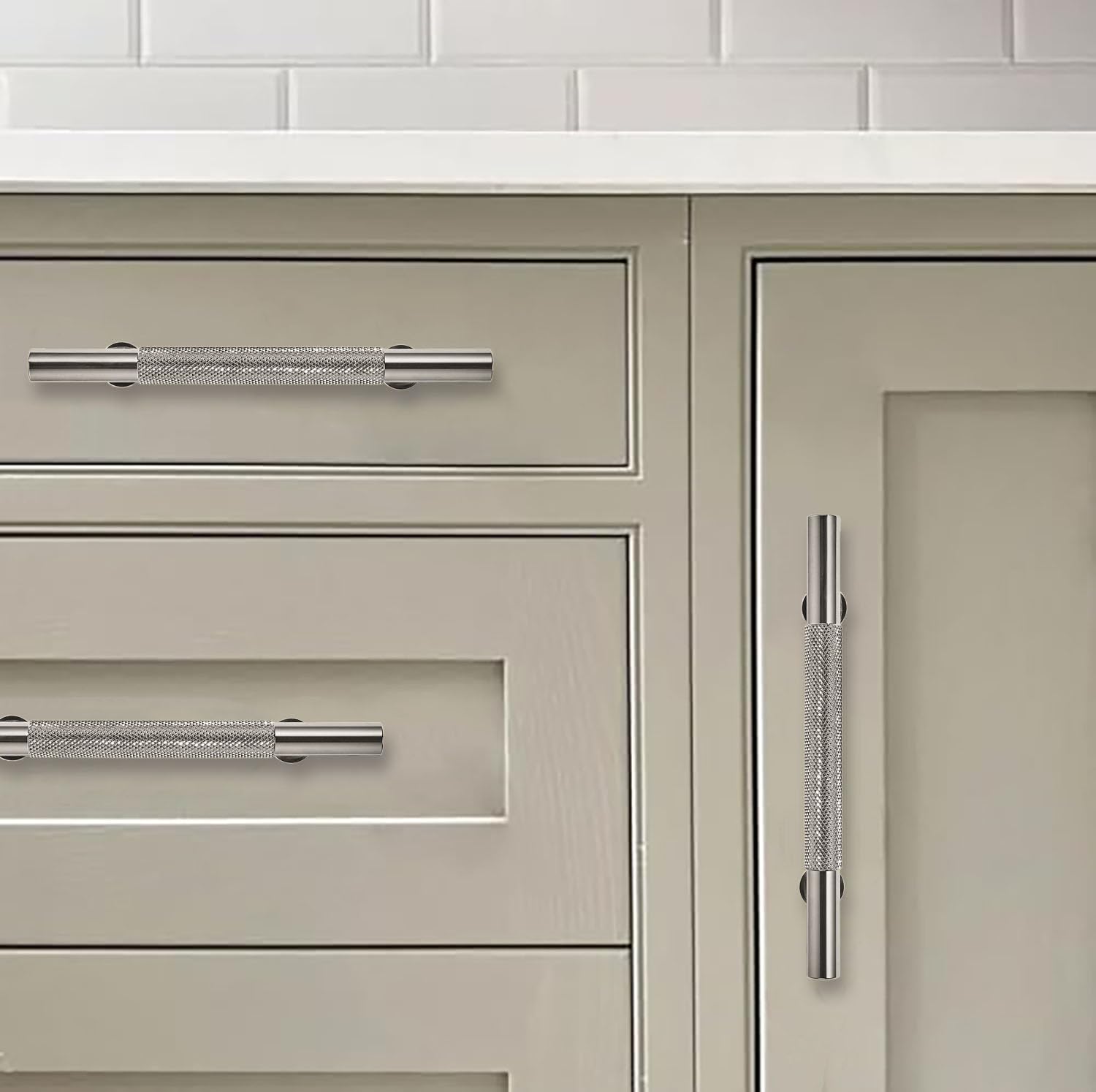 KHTUMEWARE-301C Brushed Nickel Appliance Pulls CTC 12 in (305 mm) in Brushed Nickel — KHTUMEWARE