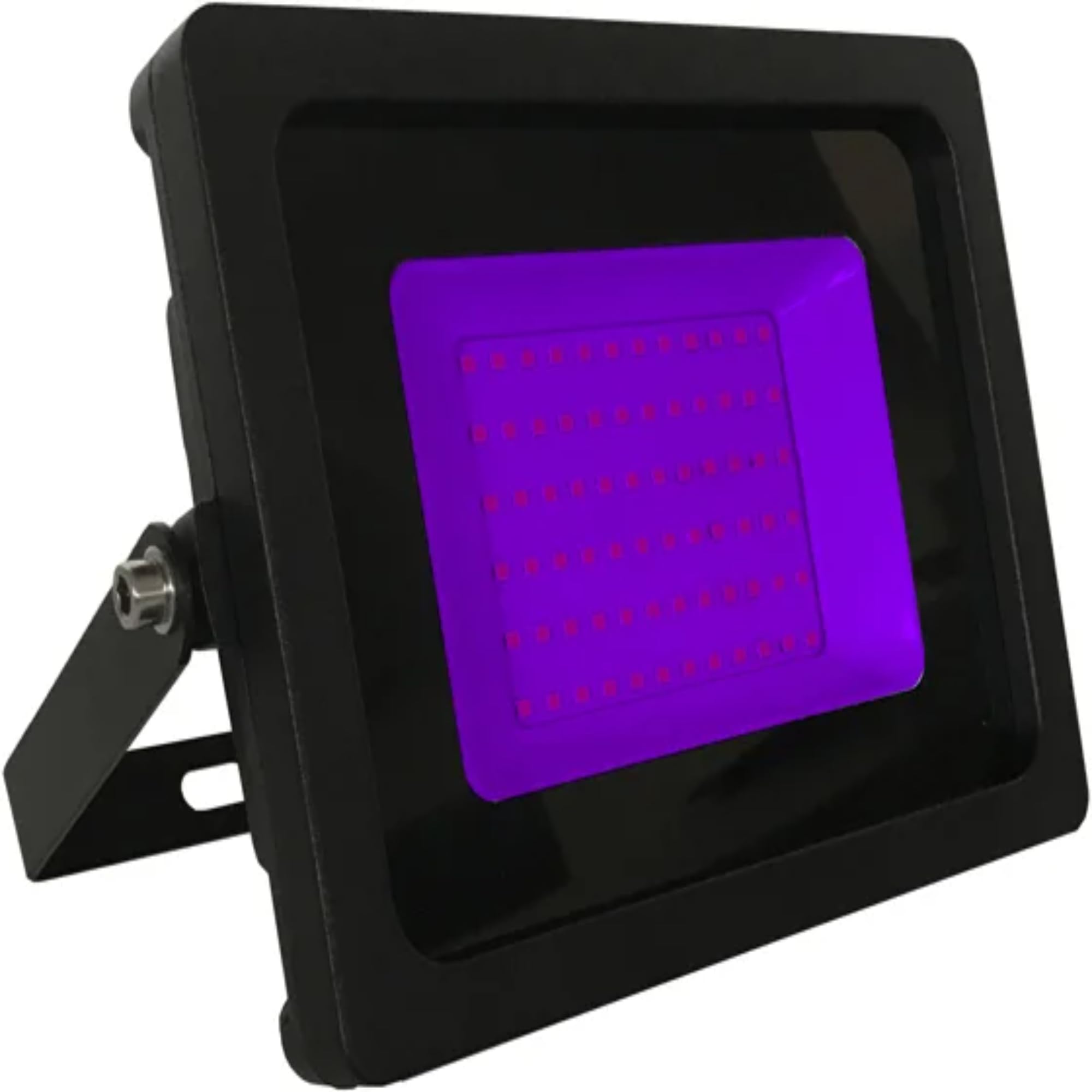 30W Purple LED Slimline Floodlight, Waterproof Outdoor Light, IP65 Rated Focus Light for Small Gardens & Effect Lighting, Energy-Efficient A+ Rating, 240W Equivalent with 120-Degree Beam Angle [Energy Class A]
