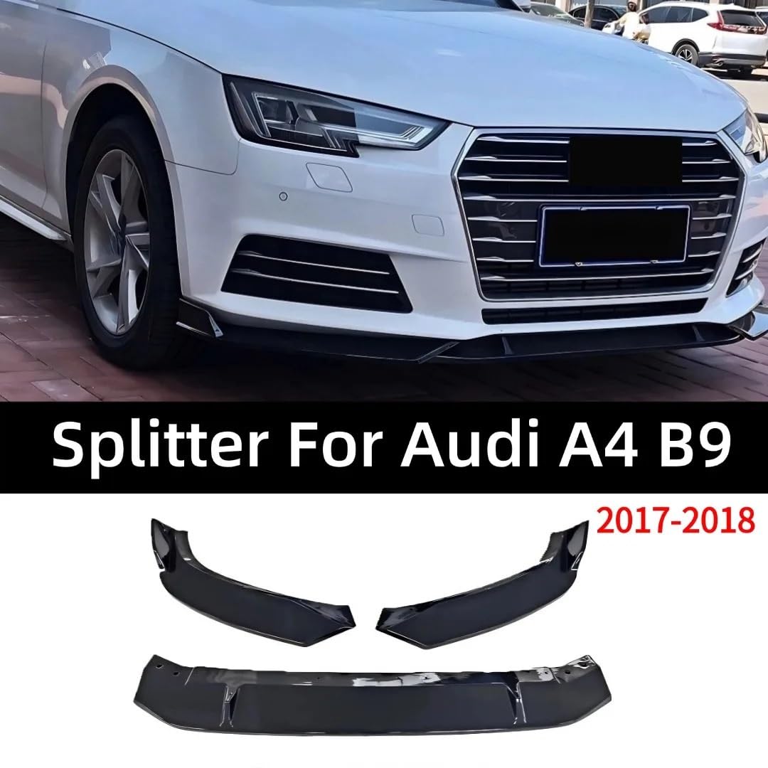 Uniwersalny spoiler Do Audi A4 B9 2017-2018 | Dokładka przedniego zderzaka