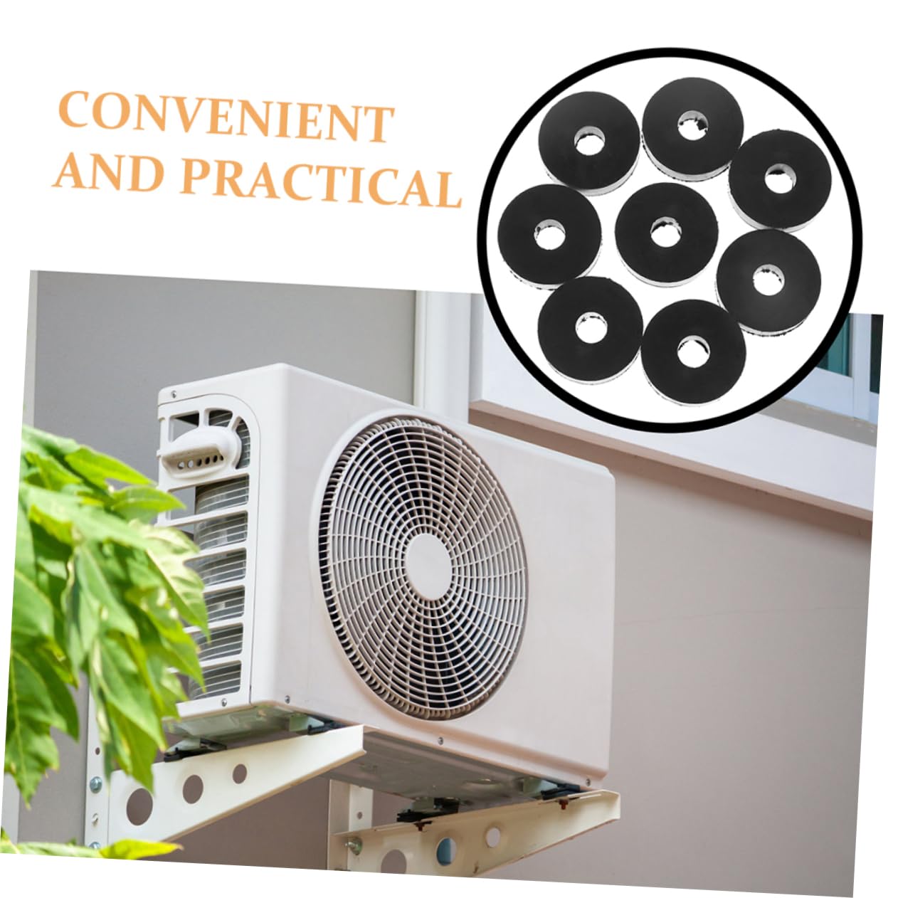 STOBAZA 25pcs Cushion Anti- Pads Vibration Replacement Grommet Heavy Duty Spacer Black Rubber