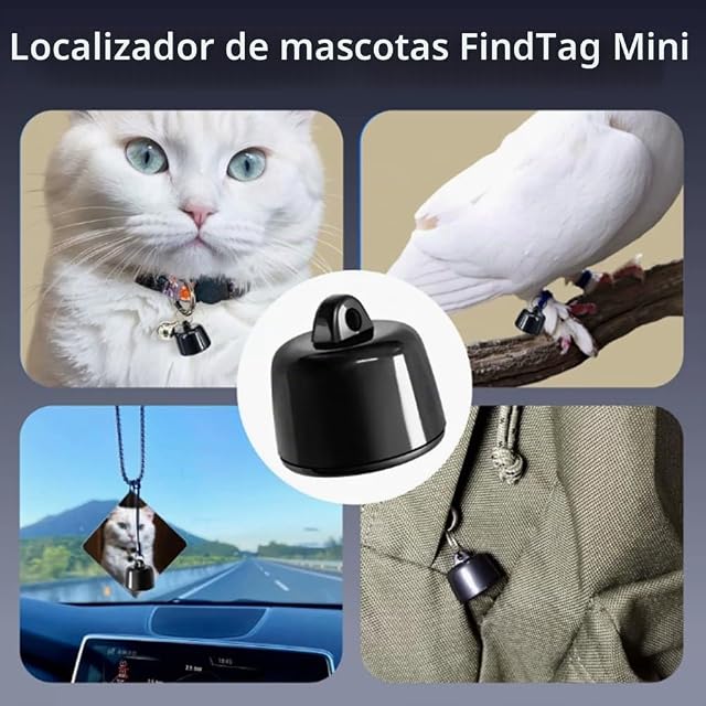 Foto 2 de 6 de Knoruley Localizador de Mascotas con Posicionamiento Global, Minirastreador GPS para Pájaros y Palomas