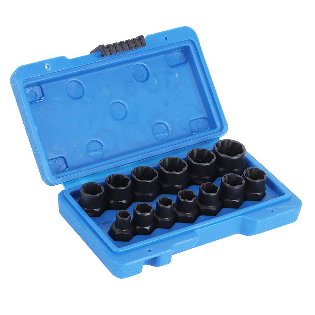 Fyearfly Kit de herramientas de extracción de parabrisas, 8 piezas, acero cromado y ABS, juego profesional de removedor de vidrio para coches, camiones ligeros