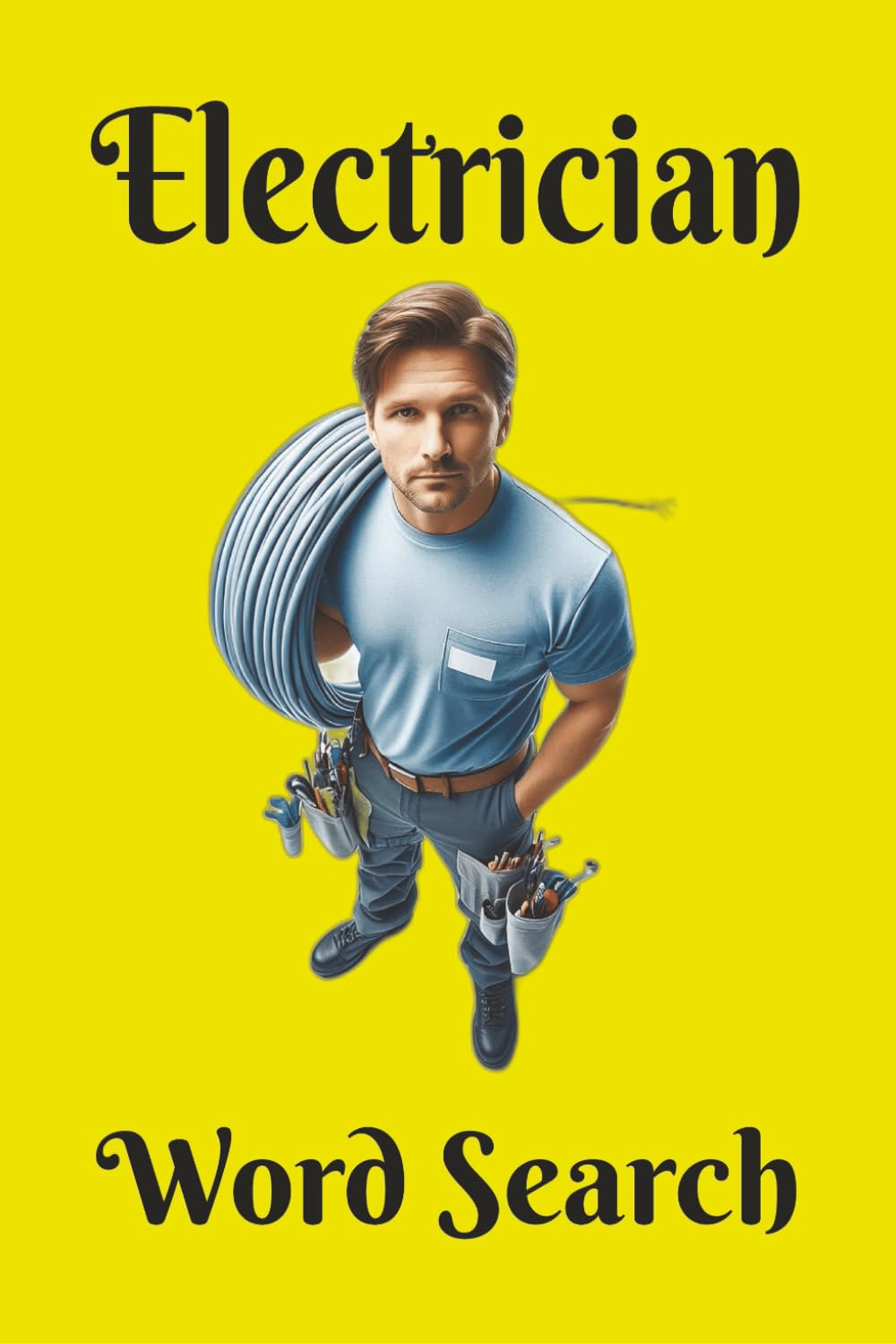 Electrician Word Search Book: Shockingly Awesome Tradesmen! A great gift for Electricians, Apprentices, Tradesmen, and Puzzlers. 6x9 inch, 50+ ... and Watch Your Brain Bloom! screen-free