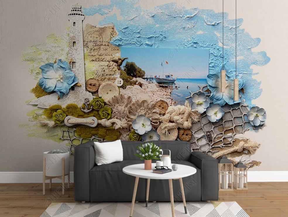 Papier peint paysages méditerranéens intissé de qualité supérieure pour chambre