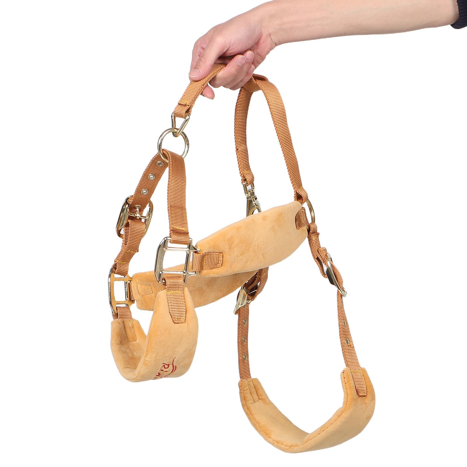Cabestro Ajustable para Caballos con Cuerda y Diseño Breakaway Equipo de Entrenamiento Equino Cómodo y Resistente para Montar Exhibiciones y Ranchos