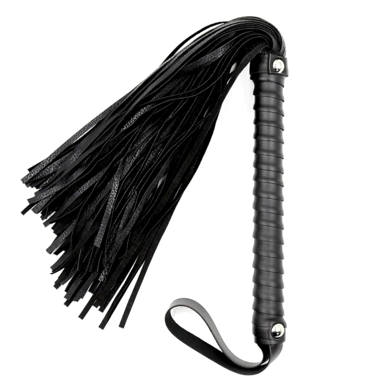 Black Faux Leather Tassel Whip Costume Accessory for Cosplay, Stage Performance & Theme Parties-image-19