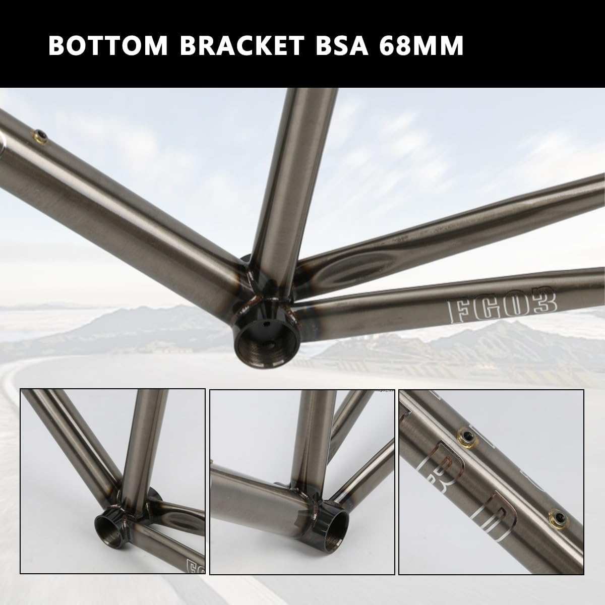 700C Fixed Gear Bike Frameset 50/52/55CM Cr-Mo Steel Frame C Brake Bike Frames Quick Release Frame 100/120mm QR BSA BB68mm