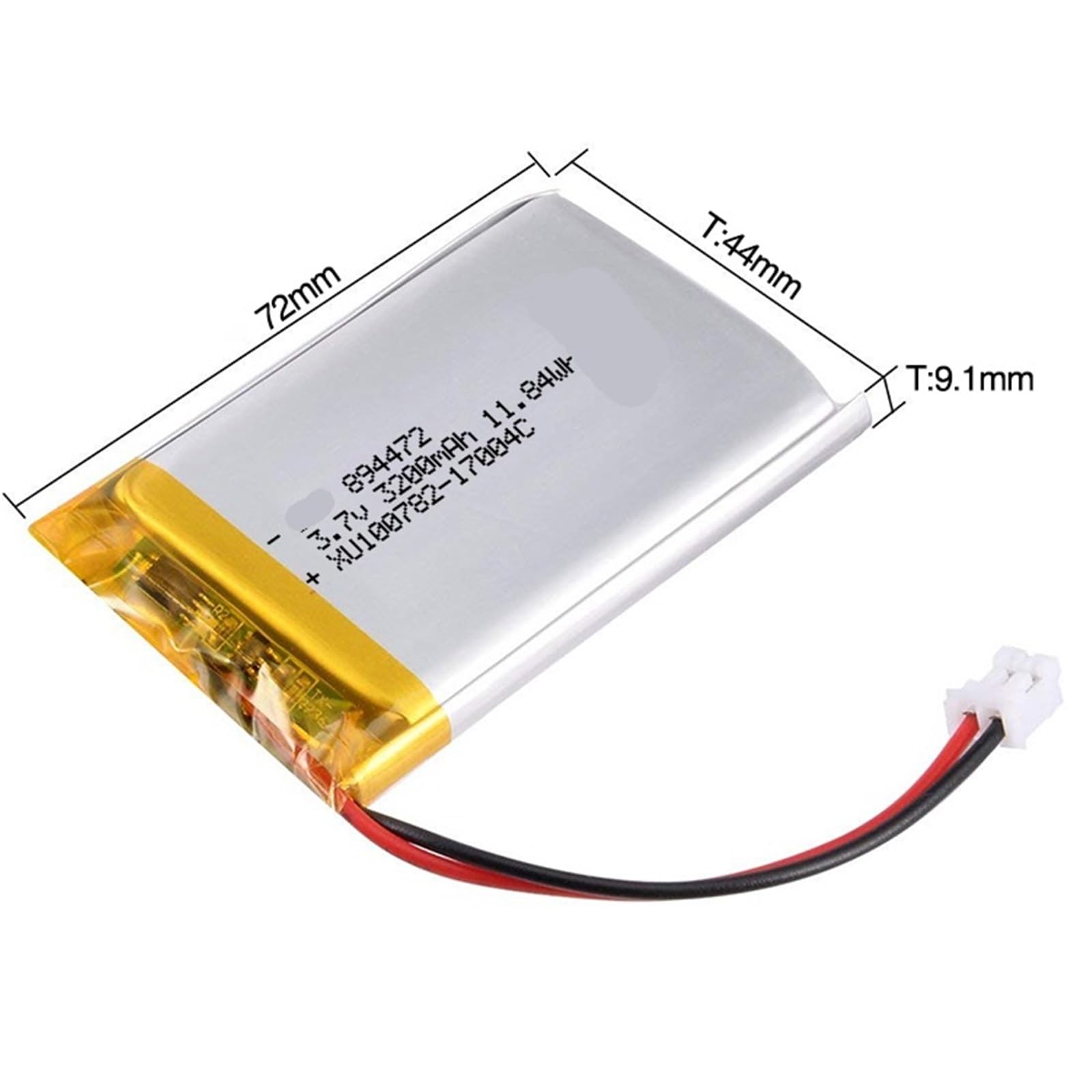 Batterie 3200 mAh 894472 3,7 V (1 pièce)