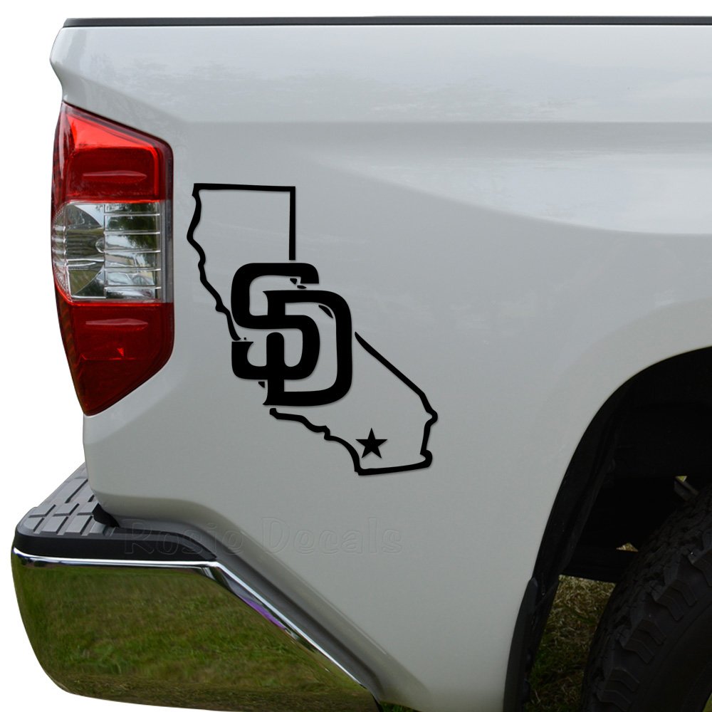 San Diego Southern California Die Cut Vinyl Decal Sticker For Car Truck Motorcycle Window Bumper Wall Decor Size- [8 inch/20 cm] Tall Color- Gloss White