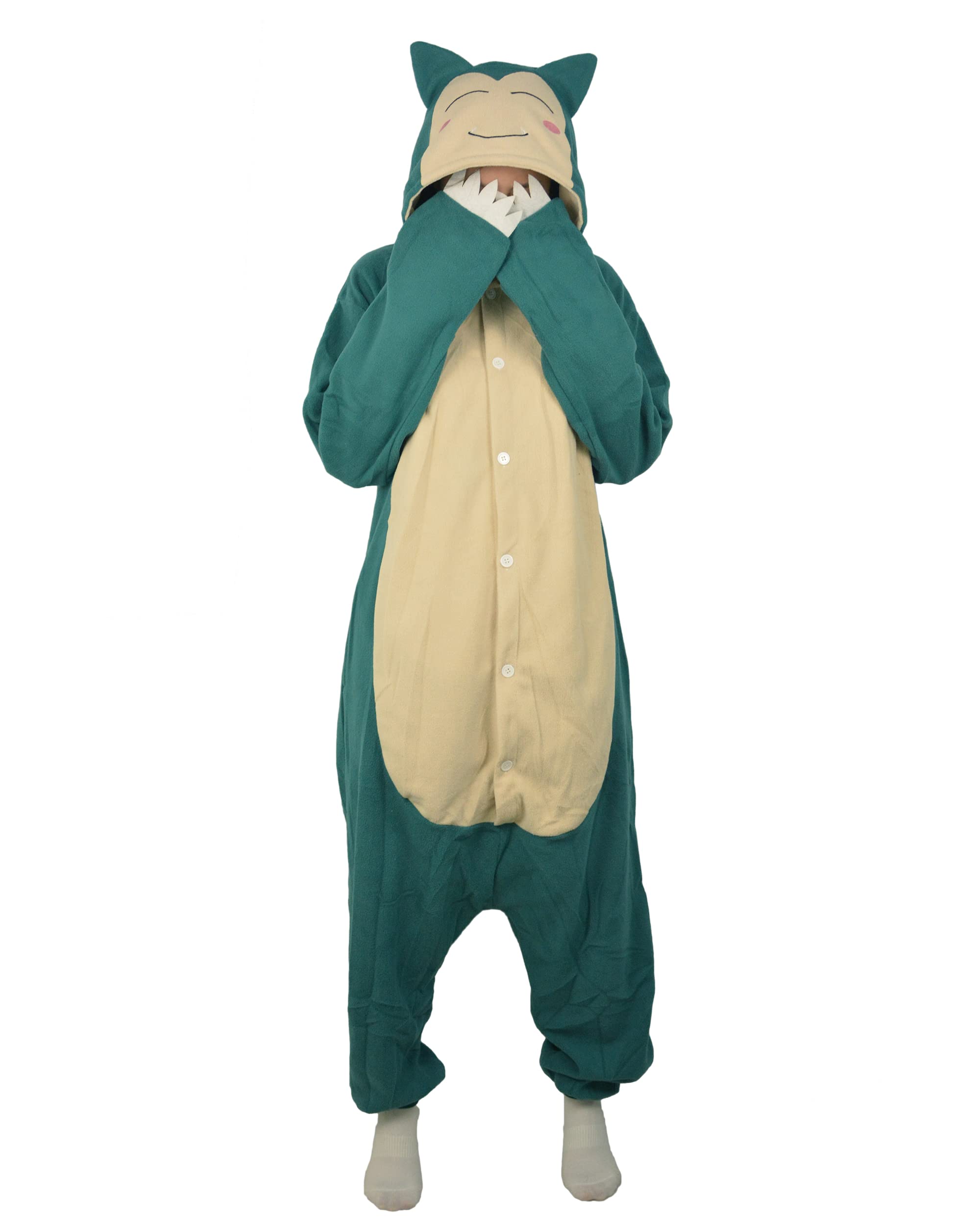 Snorlax Onesie Adult Onesies Halloween Costume Pajamas Christmas Sleepwear Jumpsuit Women Men Unisex Cosplay