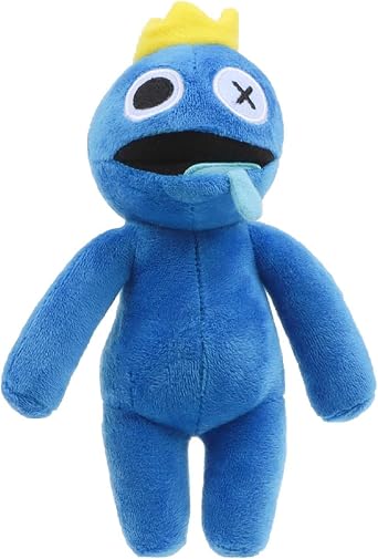 SAEYZ Rainbow Friends Rainbow Friends Horror Monster Soft Rainbow Friends Cute Crown Little Blue Cute Cartoon Doll Moe Goods