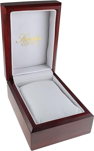 Miniatura 4 de Reloj de pulsera de eslabones cuadrados de lujo plateado para hombre SE3813M-BK, Negro -, Movimiento de cuarzo