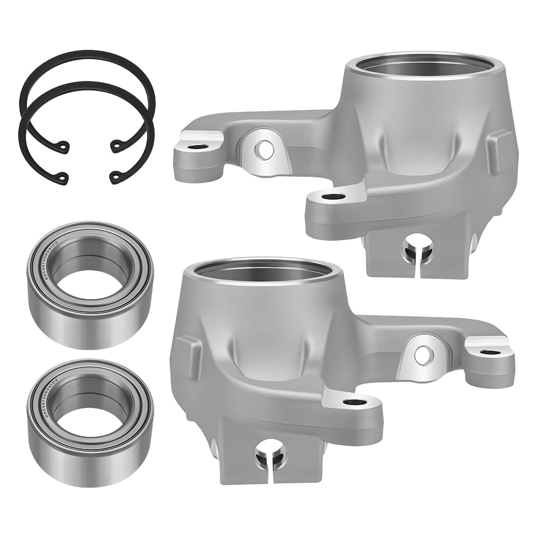Knuckle de Direction Avant Gauche et Droit avec Kit de Roulements convient pour Polaris Sportsman Scrambler 550 850 1000 2009-2025 1822945 1822946