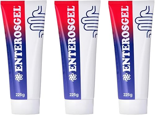 Enterosgel Gel de unión de toxinas para limpiar el intestino 225G (paquete de 3)