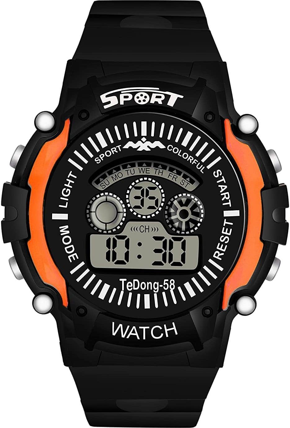 Rozti Multi Function Sports Digital Kids Watch for Boys & Girls (Orange) (B0CK5V8YY4) Amazon Price History, Amazon Price Tracker