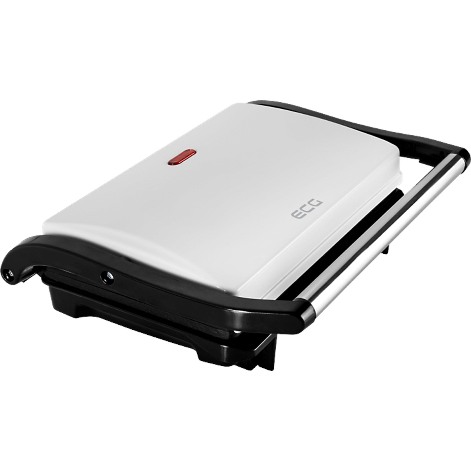 ECG S 1070 Panini Maker/Mini Grill, stal stopowa, biały