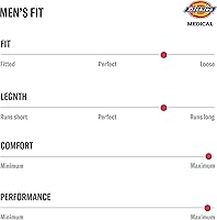 Vista 2 de Dickies Dynamix Hombre Scrubs Top V-Cuello DK640