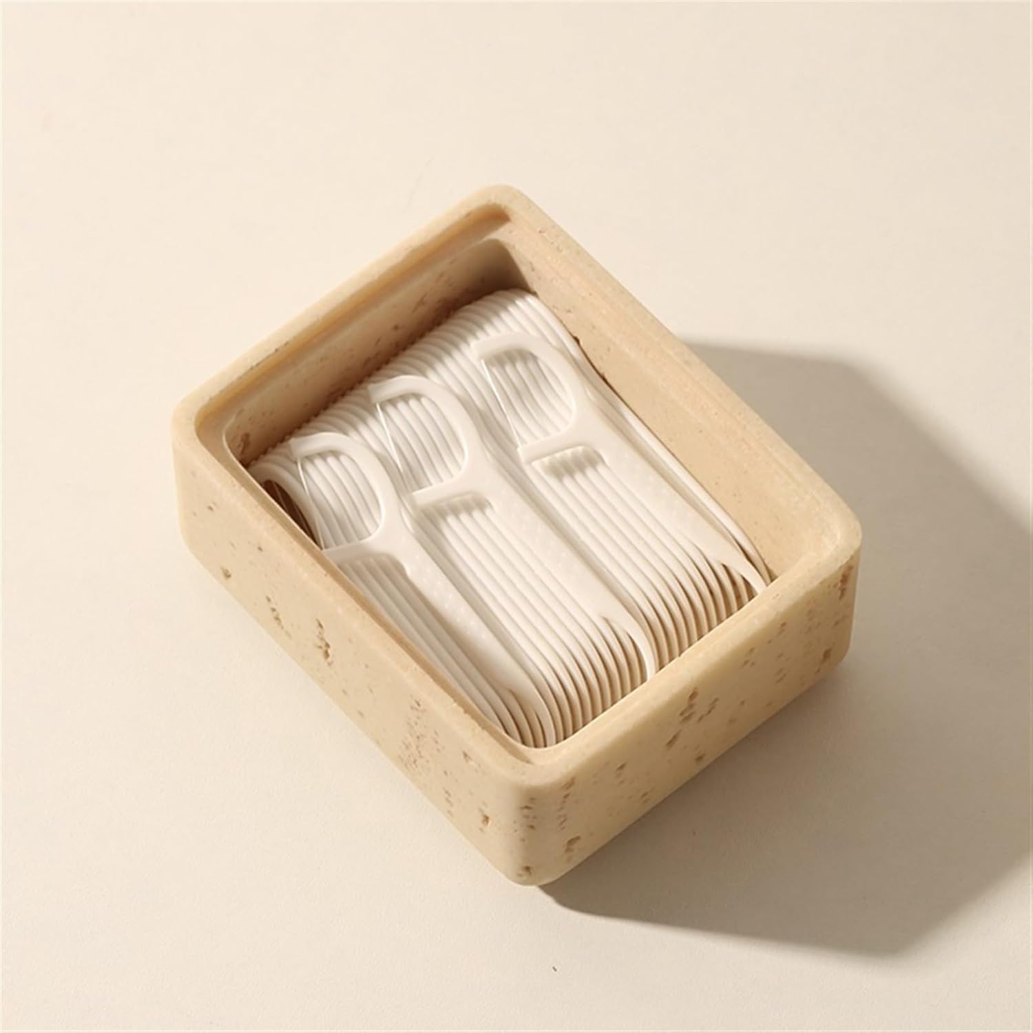 つまようじホルダー デンタルフロスボックス綿棒つまようじ収納ボックス二層家庭用つまようじボックスクリエイティブ綿棒ボックス つまよう