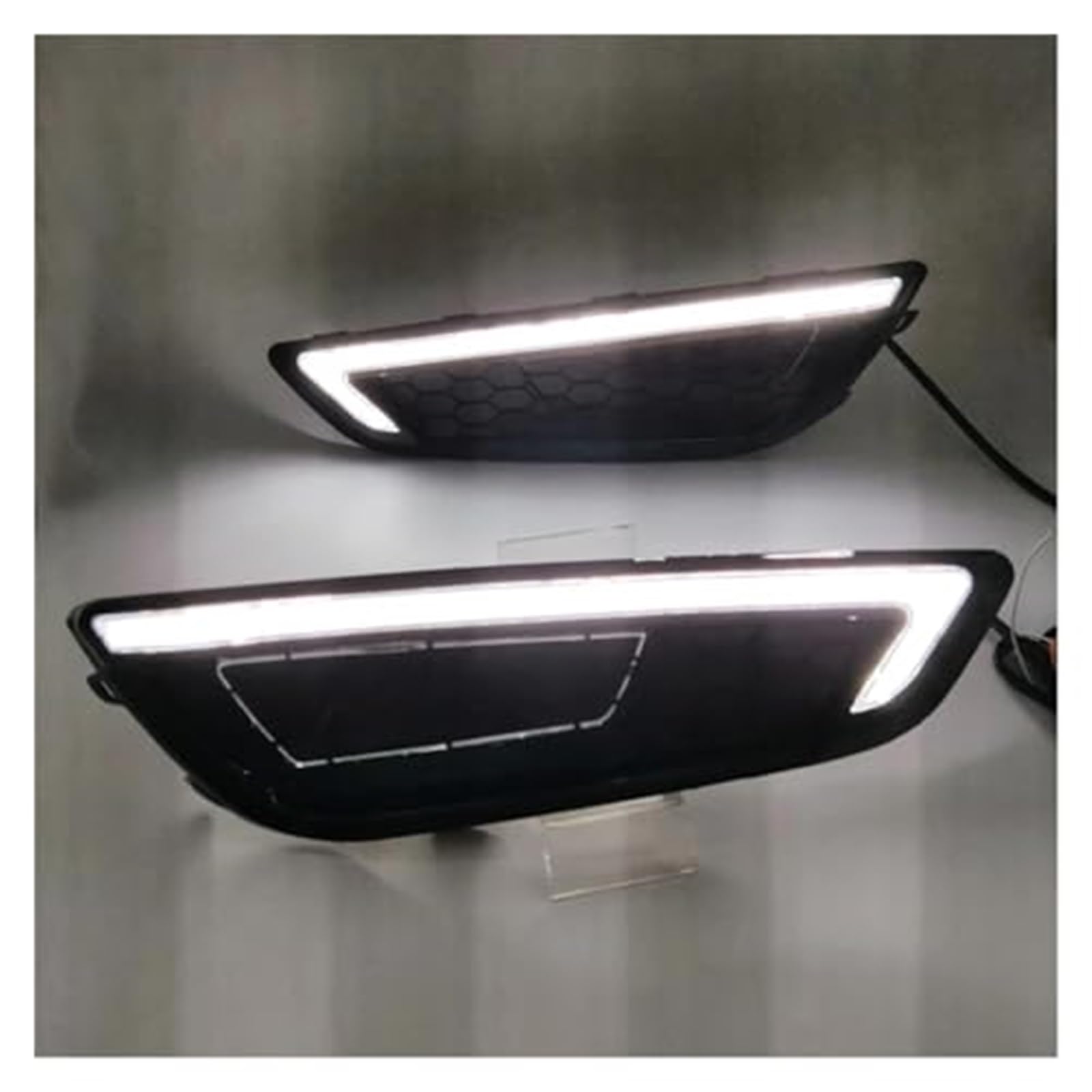 Kierunkowskaz samochodowy 2 szt. LED DRL żółty kierunkowskaz światła do jazdy dziennej osłona lampy przeciwmgielnej, dla Focus, 2015 2016 2017 2018 Światło kierunkowskazu samochodowego