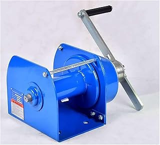 Electric Hoist Winch 2 Tons Manual Winch Two-Way Self-Locking Heavy Winch Hoist Small Crane Tractor for Crane