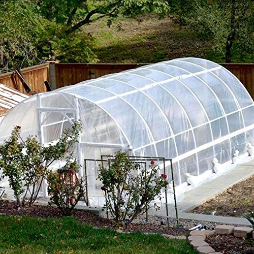 Bâche transparente avec œillets anti-déchirure contre la pluie et le vent - 4