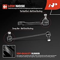 Vista 5 de A-Premium Kit de 10 piezas de suspensión delantera, brazo de control inferior delantero, extremo de barra de acoplamiento interior y exterior, barra