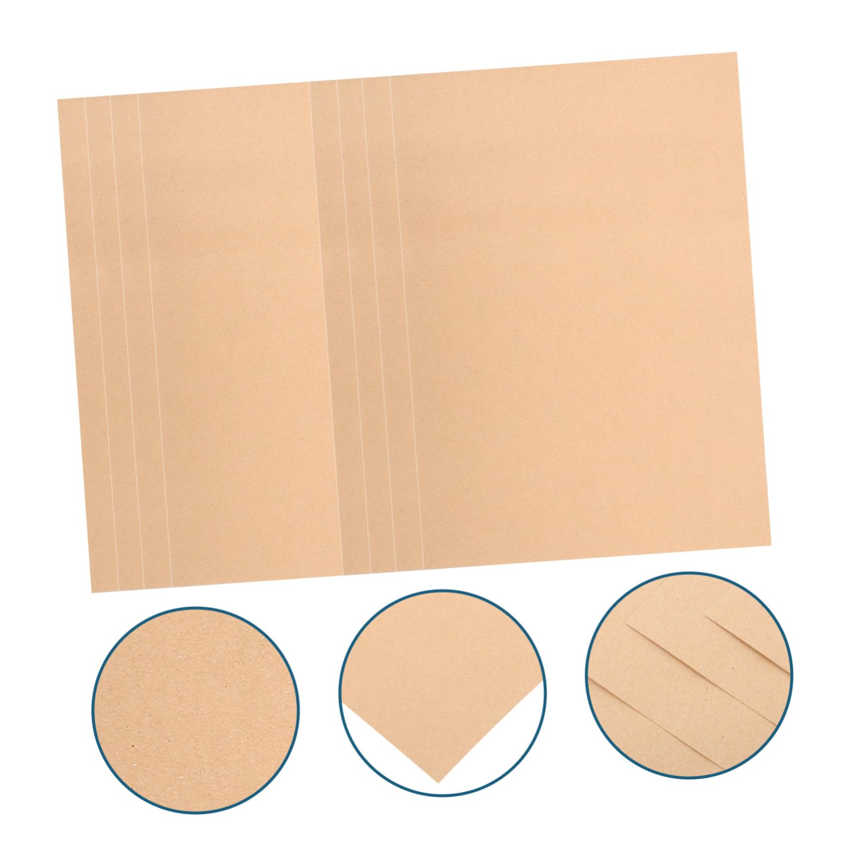 ORFOFE 20 Piezas Papel Braille Grueso para Práctica y Aprendizaje Resistentes y Suaves Aptas para Tablero de Escritura Braille para Estudiantes y Docentes Paquete de Unidades para