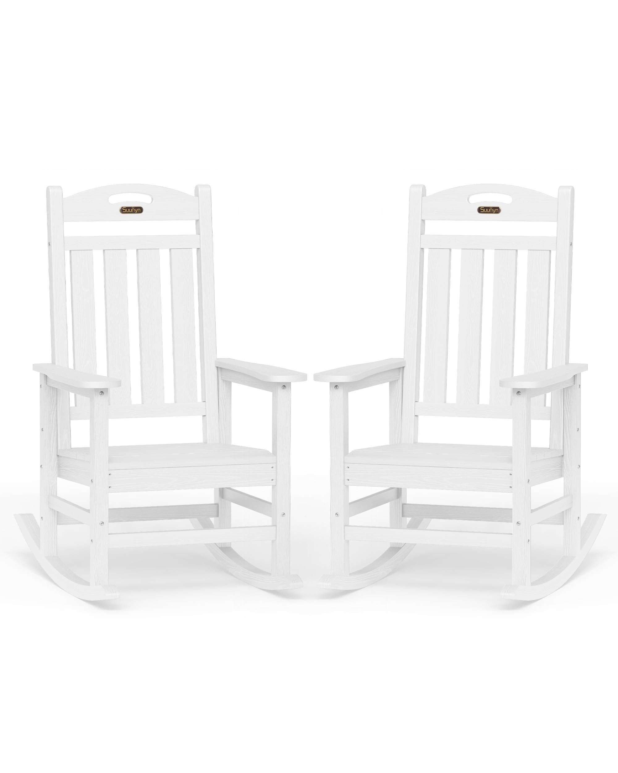 Outdoor Rocking Chairs Set of 2,Oversized Rocking Chair,All Weather