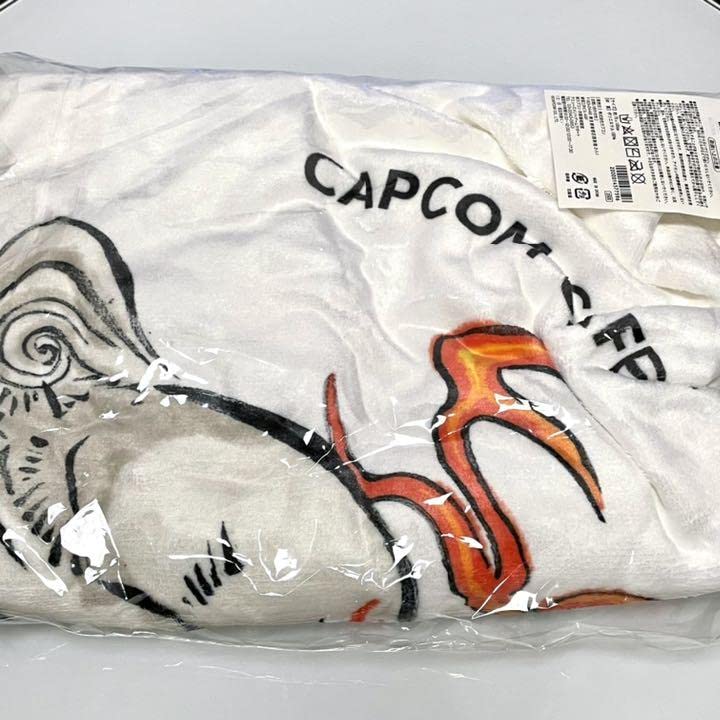 大神 CAPCOMCafe白毛布 アマテラス イーカプコン ブランケット Amazon.co.jp: 大神 アマテラス 白毛布 ブランケット カプコンカフェ