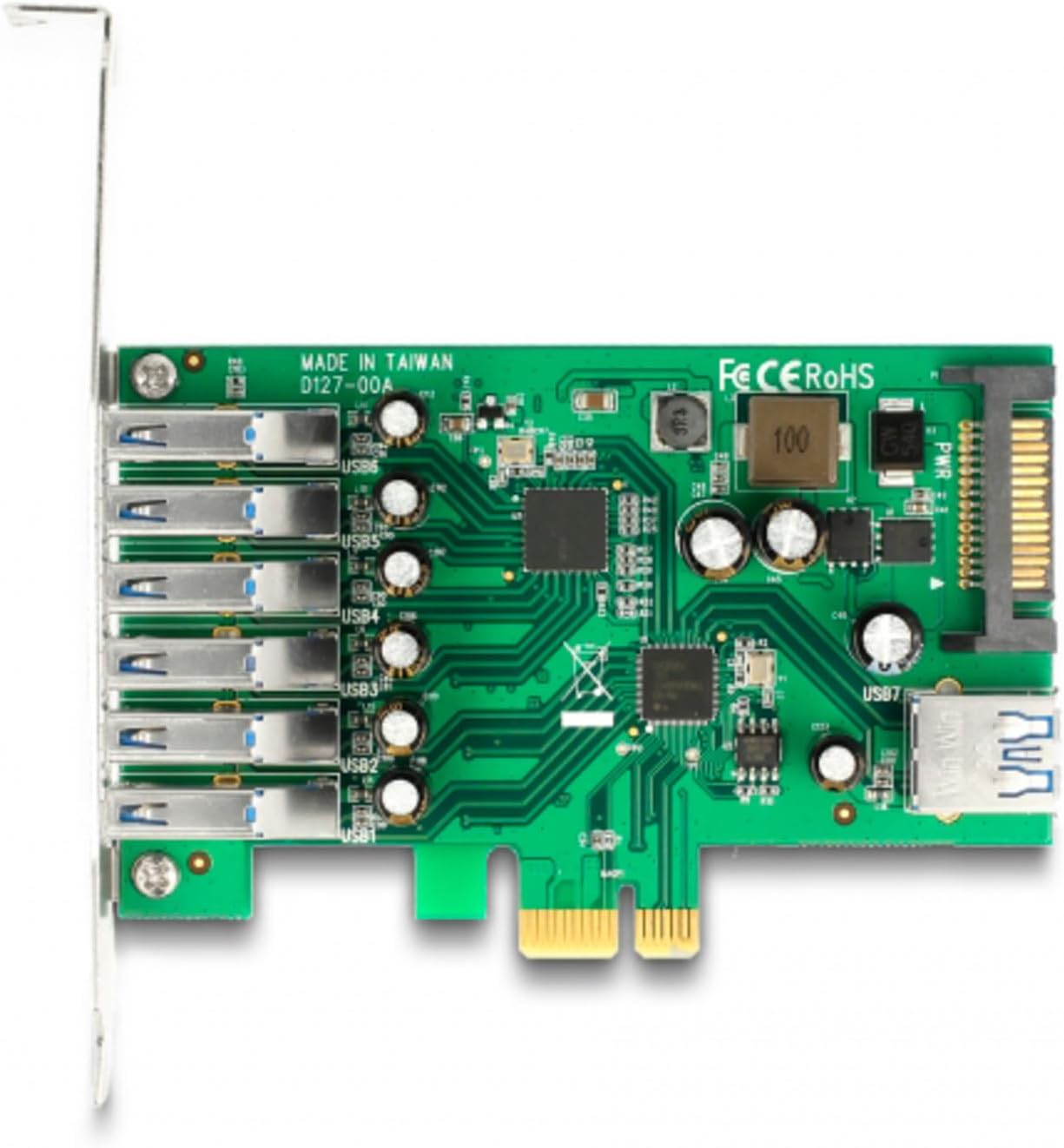 Delock PCI Express Card > 6 x External + 1 x Internal USB 3.0