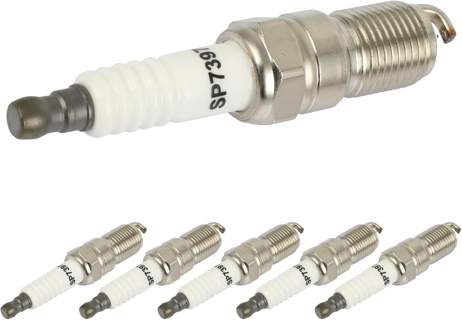 OCPTY Replacement Spark Plugs Fit 1986-1988 for Buick for Century 3.8L/V6,2009-2012 for Ford for Escape 3.0L/V6 Set of 6 Platinum Iridium Spark Plugs #7397
