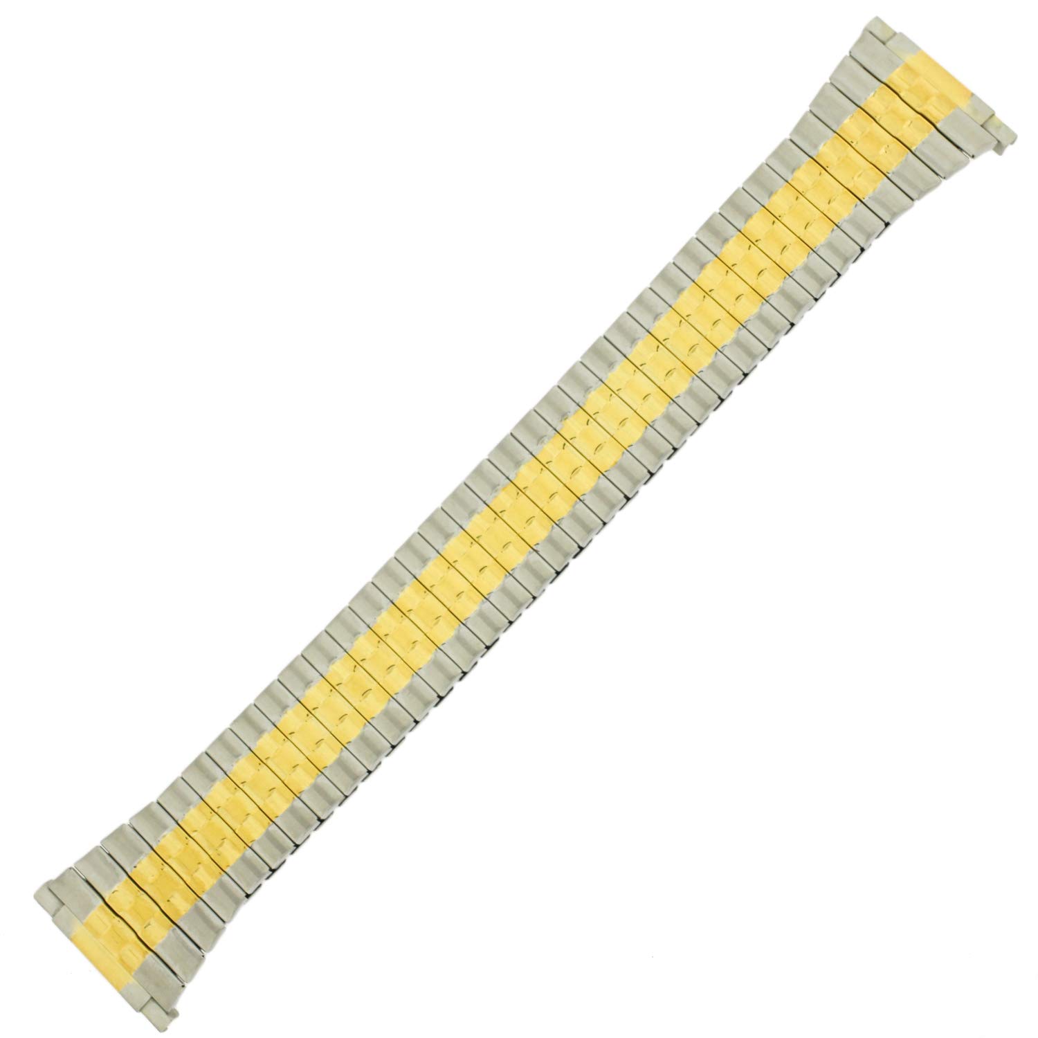 Tech Swiss 16mm-20mm Watch Band Expansion Metal Stretch Two-Tone