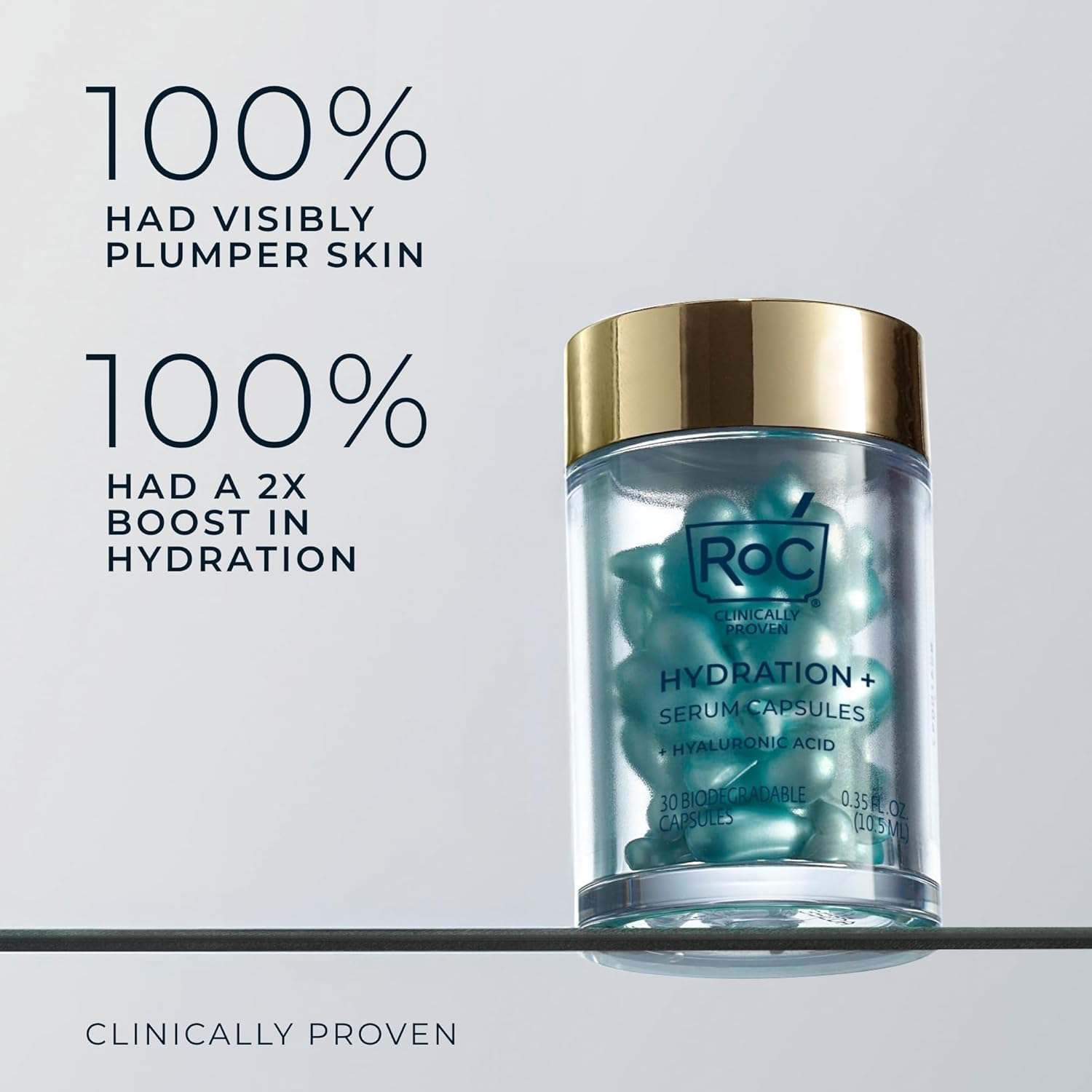 RoC Multi Correxion Hyaluronic Acid Night Serum Capsules (30 CT) for Intense Hydration + RoC Retinol Capsules (7 CT), Anti-Aging Skin Care Wrinkle Treatment for Women and Men - Image 5