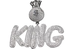Hip Hop Iced Out Pendant SilverDia For Men