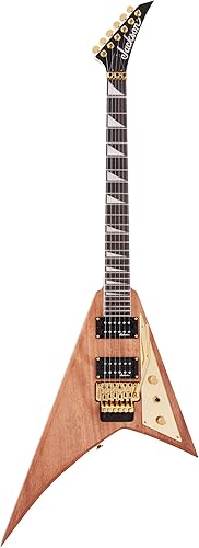 Miniatura 8 de Jackson JS Series Rhoads JS32 - Guitarra eléctrica gris satinado con cable de instrumento Fender de 10 pies, correa, afinador de clip de