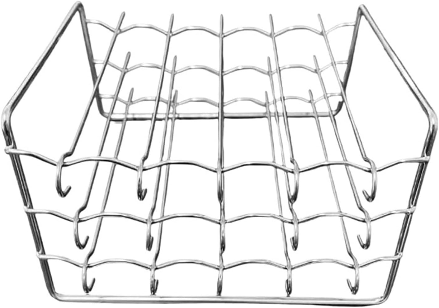3 Layer Stainless Steel Vertical Air Fryer Grill Rack With Skewers For Oven BBQ Kitchen Cooking