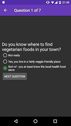 Vegetarian Test