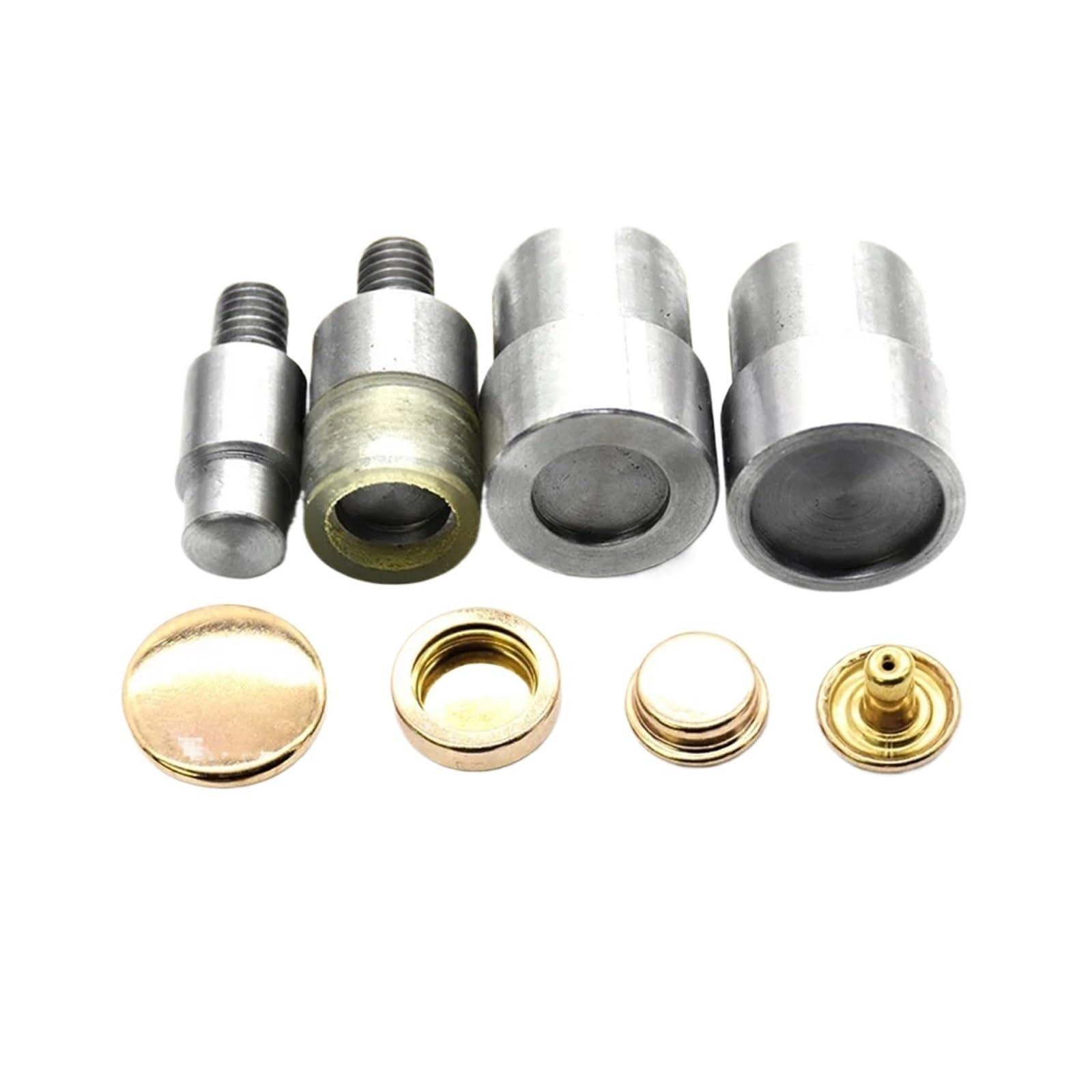 DIGAOSON 20 Set Bottoni a pressione in ottone Elementi di fissaggio Stampo for installazione Strumenti a scatto for cucire Cappotto Bottoni automatici in metallo Bottoni for giacca Portafoglio Fibbia