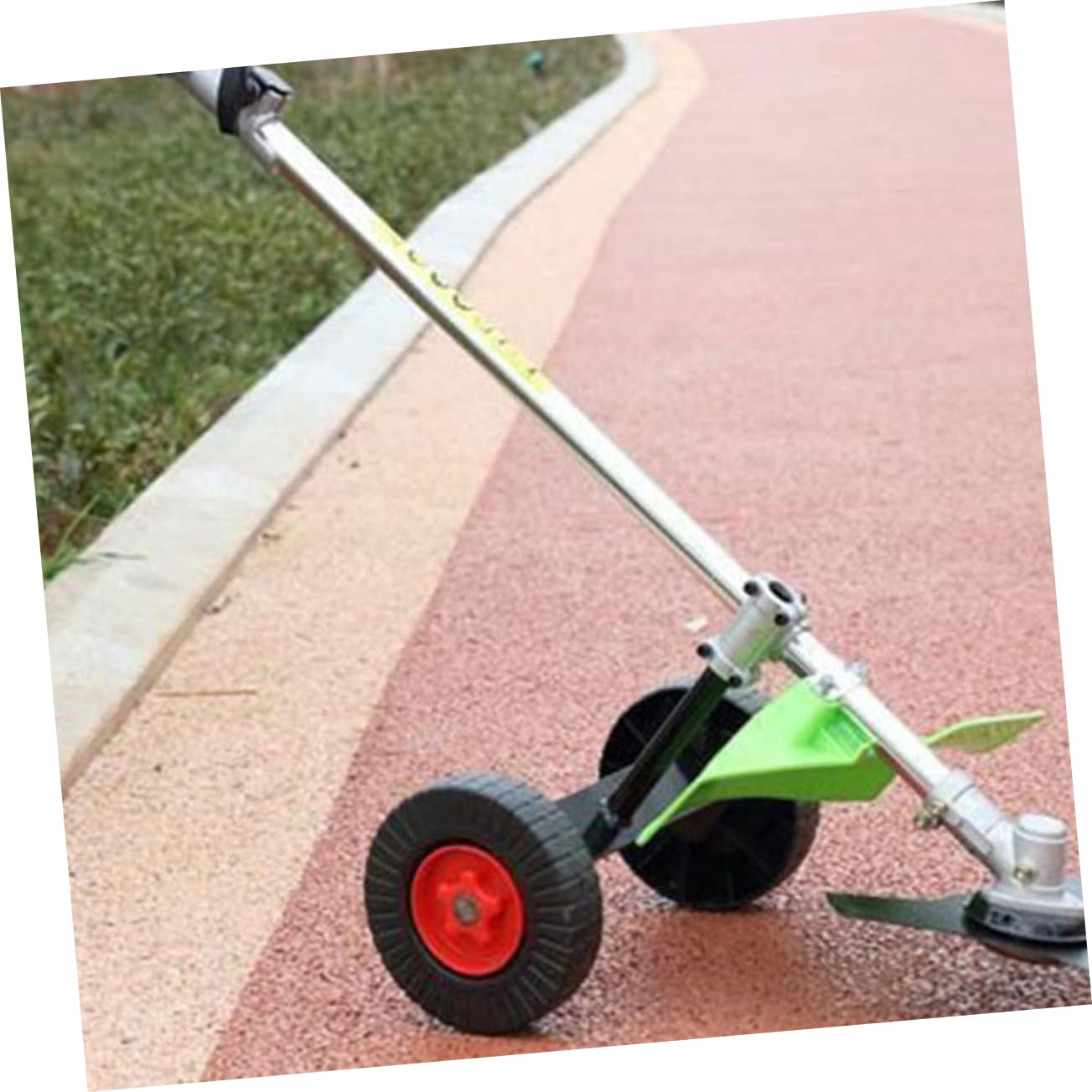 BESPORTBLE 2piezas Ruedas De Soporte Para Cortacésped Accesorio Para Desbrozadora Eléctrica De Para Jardín