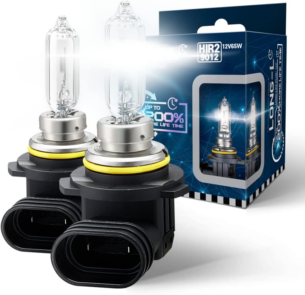 BIOLIGHT KM 9012 Long Life Plus 200% Longer Life 120% brighter Headlight Bulb, 2 pack