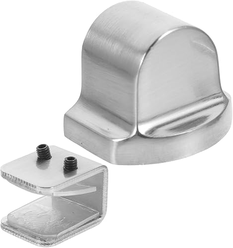 Tope magnético para puerta, 1 juego de tope de puerta de vidrio, tope de puerta de ducha con accesorios, tope magnético para puerta