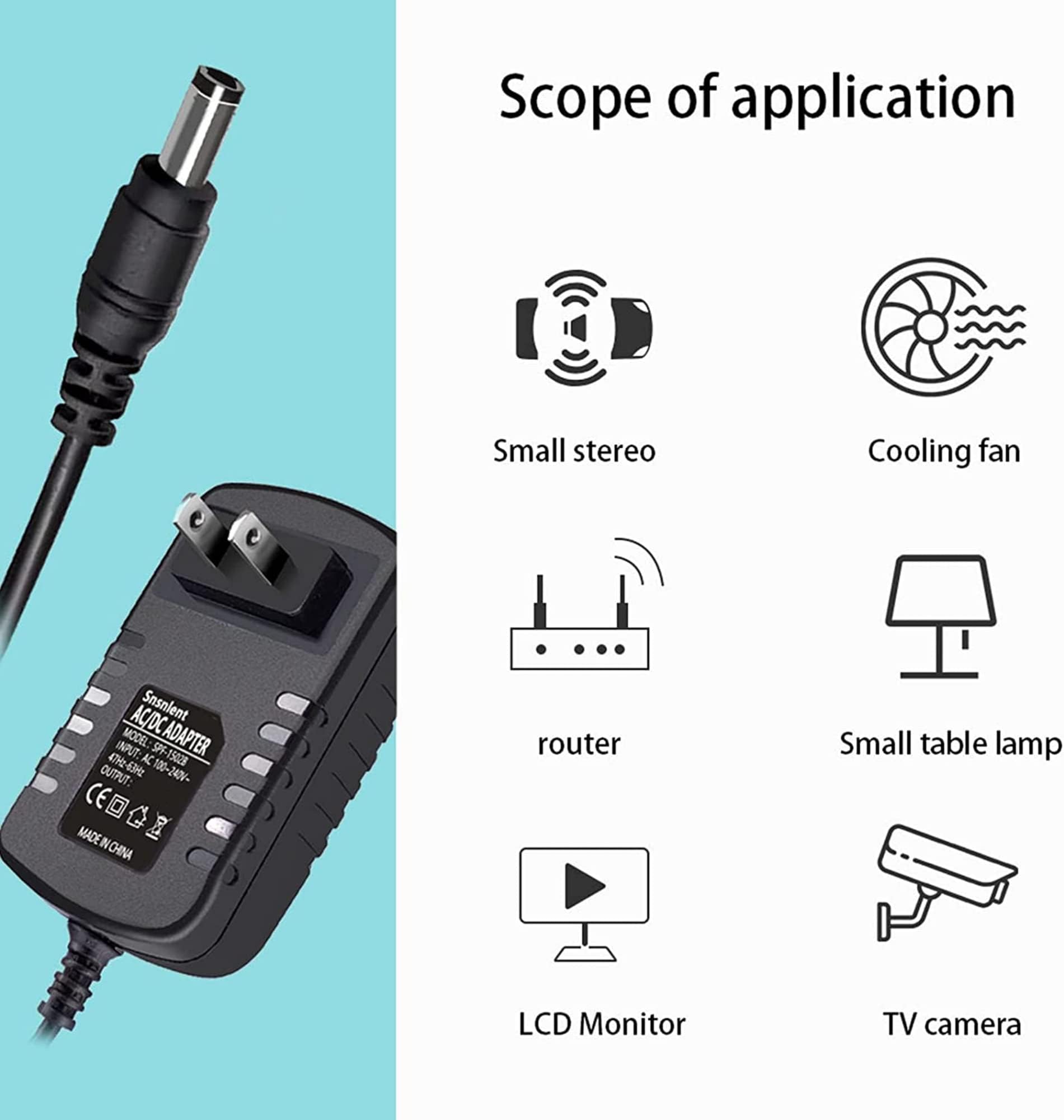 AC/DC Adapter Compatible with KL-820 KL820 Label Printer # CA903X Power Supply Cord
