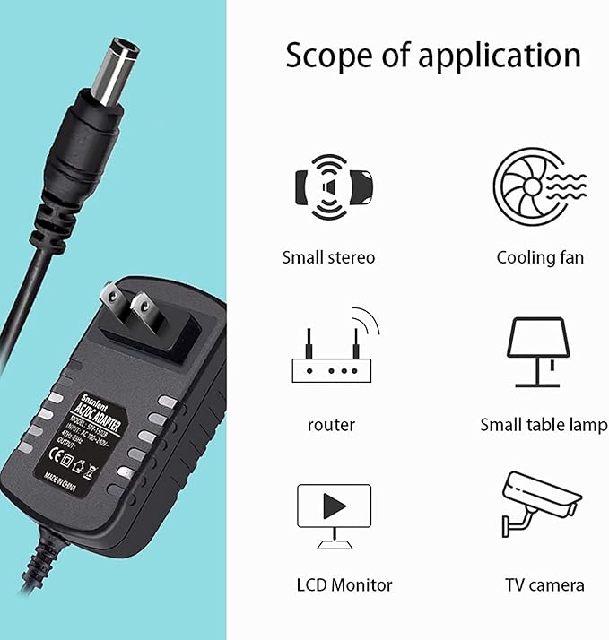 Cargador de pared AC-DC con cable DC de 3.5mm para Zenithink ZTPad miniatura 5