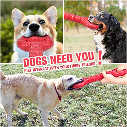 Feeko Dog Toys for Aggressive Chewers Large Breed 15 inch Interactive Dog Toy Large Long Lasting Dog Toys with Convex… - Image 8