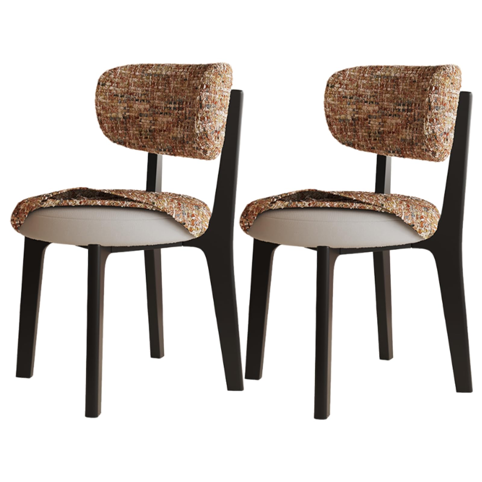 Chaises en bois massif rembourrées VZXATYOP assise ergonomique et stable