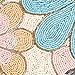 Lightnpro Beaded Table Runner 36 Inch- Decorative Elegant Beautiful Floral Design Perfect for Table Décor, Parties, Wedding, Gift, Holiday, All Occasions & Everyday Use - 13x36 Inch- Blue Green Multi