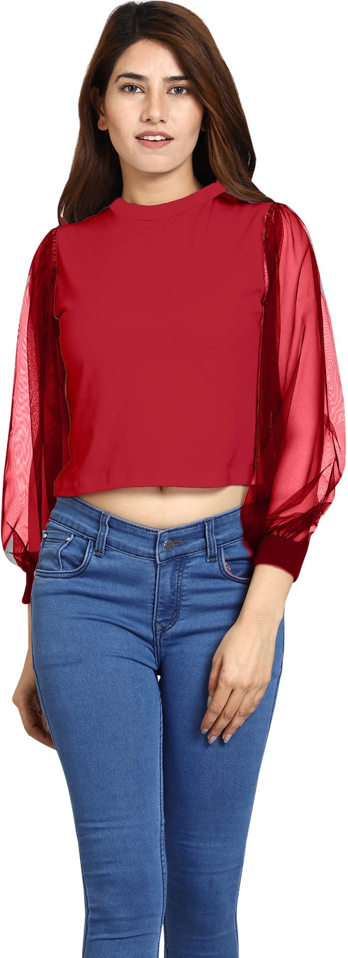 ROARERS Women's Slim Fit Crop Top